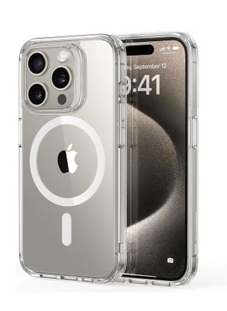 iPhone 16 Pro Max Magnetic Clear Case | Anti-Yellowing & Scratch-Resistant | Shockproof with Air Guard Corners | Strong MagSafe Compatible Case - pzsku/ZF90CA9C107EF3657B0E2Z/45/1746437181/ce44ea3d-6746-49d2-8f01-01bcdd42b0aa