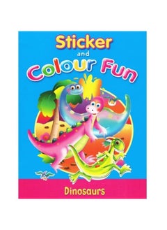 Centum Books Sticker And Colour Fun Dinosaurs 