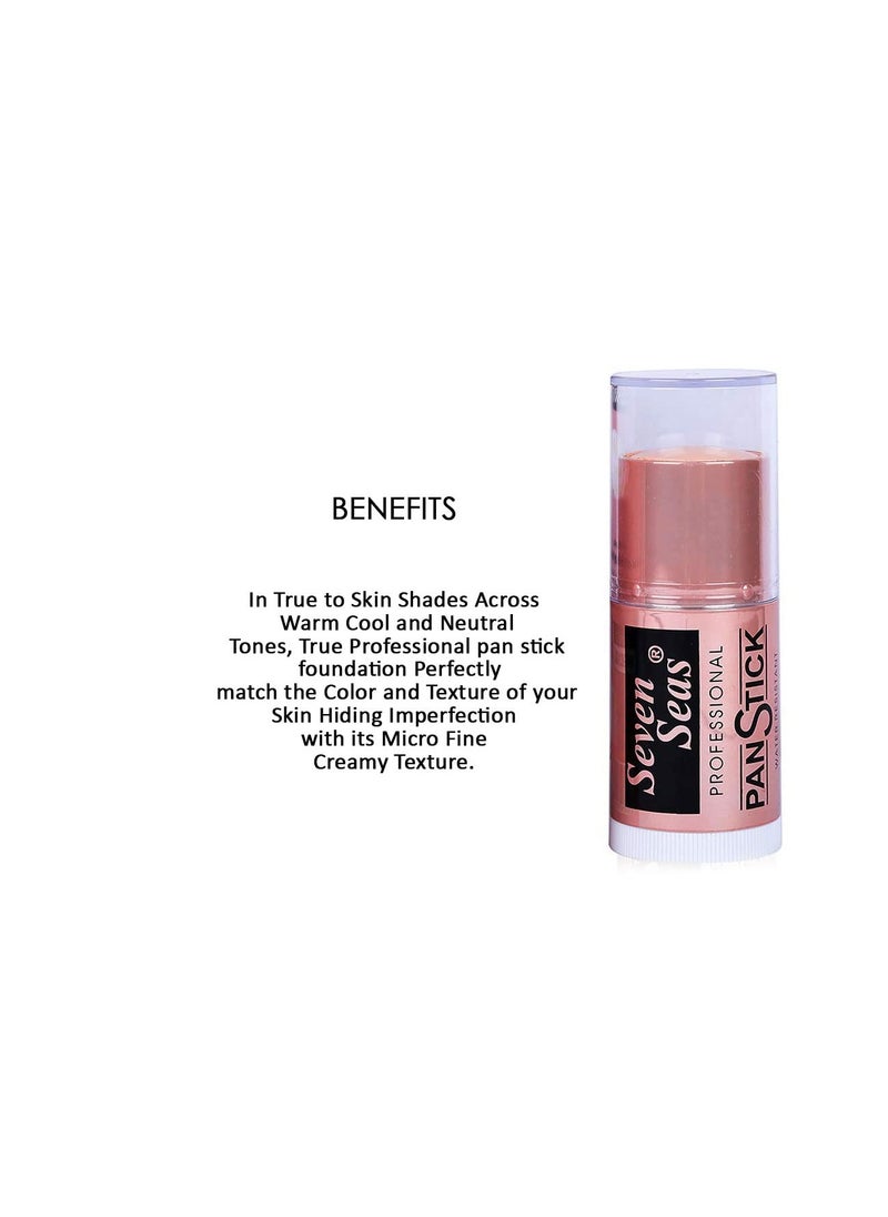Seven Seas - Seven Seas Panstick Foundation Perfect Match Panstick Foundation  Lightweight  Full Coverage Foundation With Natural And Dewy Finish For Face Makeup Easy To Apply With Hand Stick Applicator  Skin - Image 1