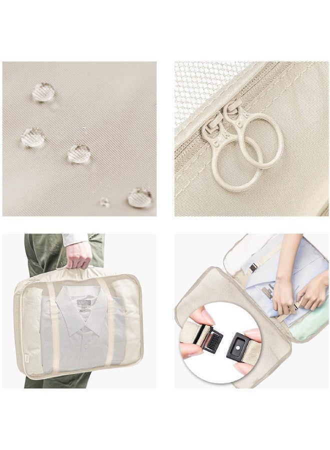 No branded Travel Luggage Packing Cubes Organizer Set, 7-Piece, Waterproof & Portable - Image 4