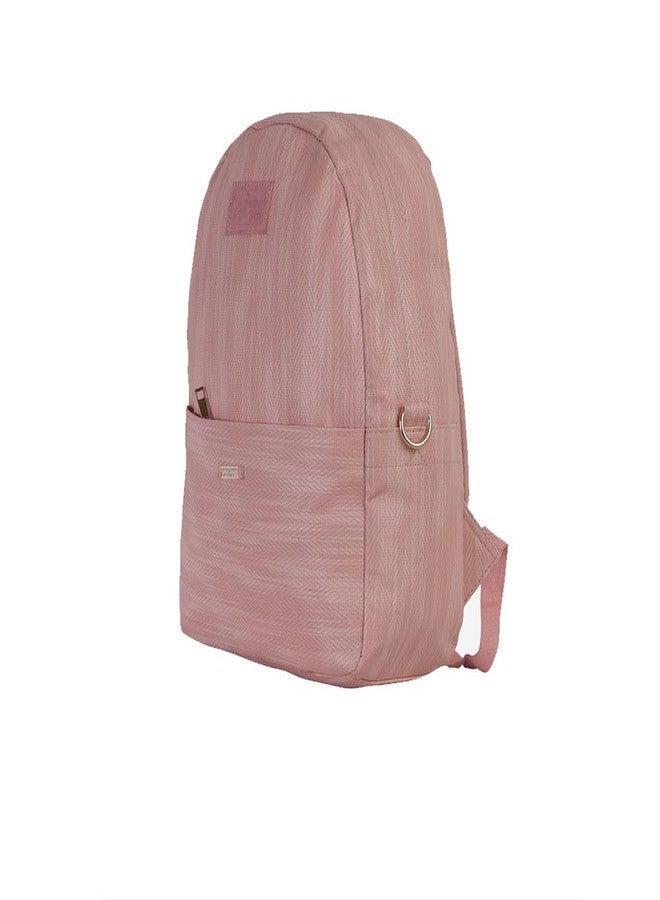 Strutt 20 Ltrs Light Weight Weaved Pink Casual Backpack/Buddy Pack - Image 2