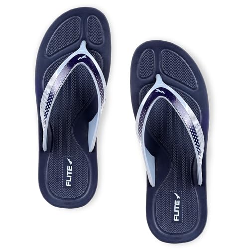 FLITE Women Navy Grey Slippers-6 UK (39 1/3 EU) (FL0342L_NVGY0006) - Image 3