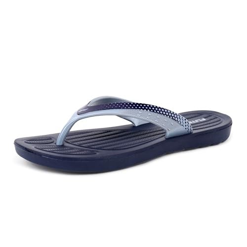 FLITE Women Navy Grey Slippers-6 UK (39 1/3 EU) (FL0342L_NVGY0006) - Image 1