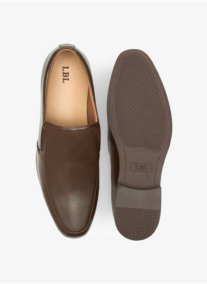 LBL by Shoexpress Men Solid Slip-On Loafers  - Image 4