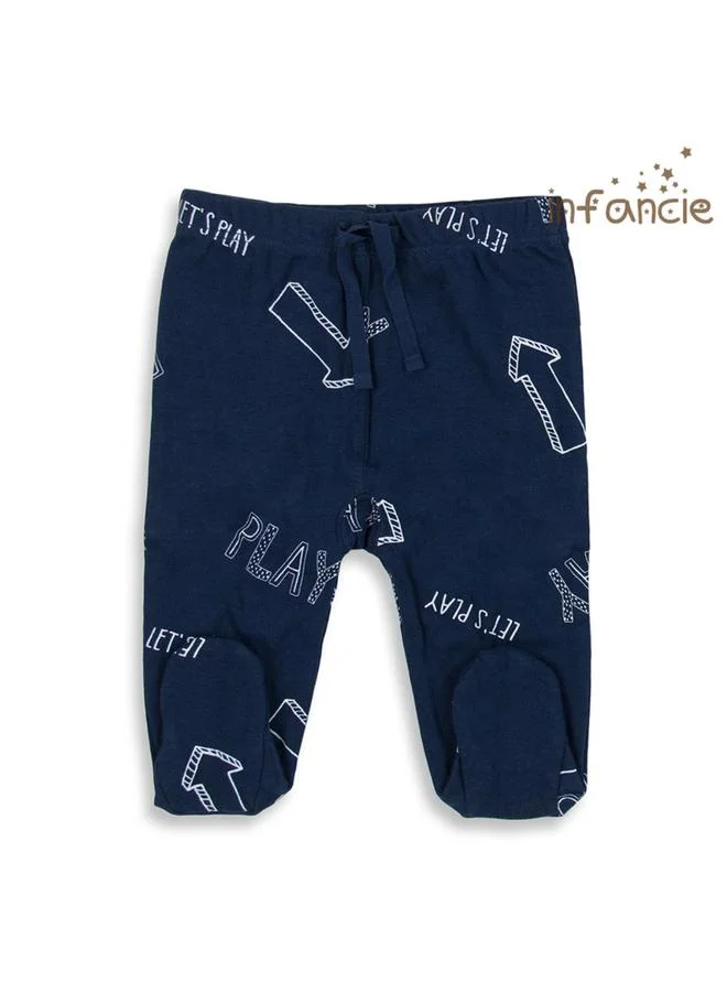 Luna & Lily Pack of 2 - Baby Premium Cotton Footed Pants