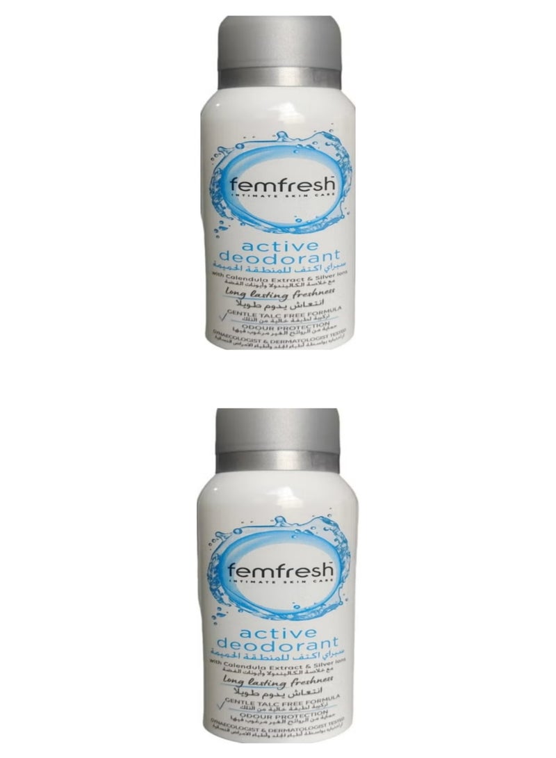 فيم فريش مزيل عرق منعش من فيم فريش للعناية بالبشرة الحساسة (عبوة من قطعتين) - Image 1