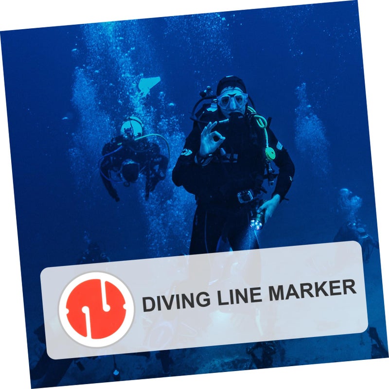 Compact Diving Safety Line Marker Lightweight Portable Underwater Navigation Guide - Image 4
