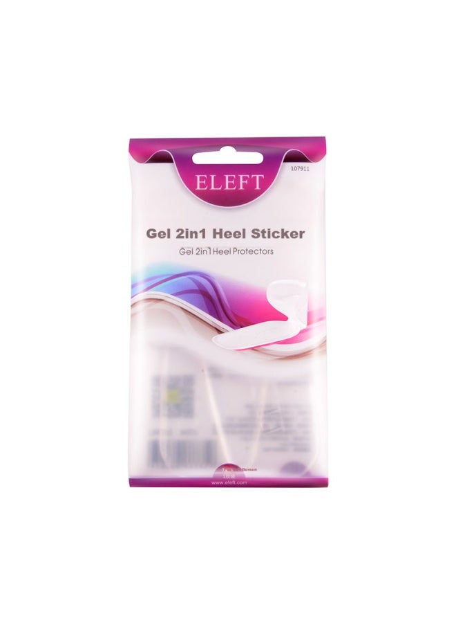 Eleft Gel 2-in-1 Heel Cushion Pads For Men And Women, Anti-slip Heel Grips Shoe Inserts, Heel Protectors For High Heels, Transparent Gel - Image 5