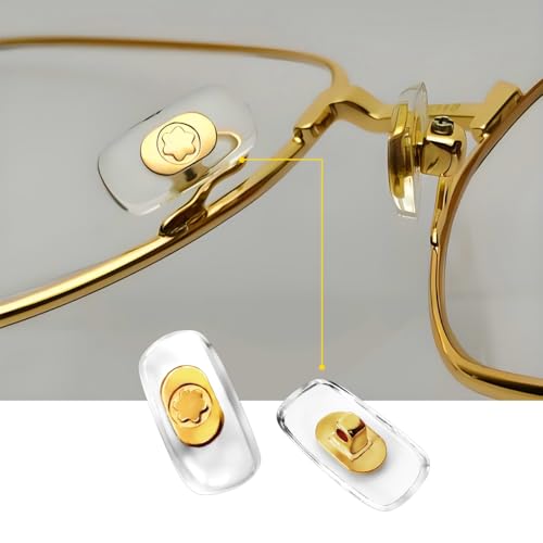 HiCycle2 Replacement Screw-in Nose Pads for MontBlanc Eyeglasses Sunglasses Nose Pads (Gold) - Image 3
