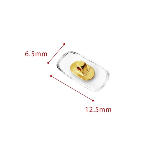 HiCycle2 Replacement Screw-in Nose Pads for MontBlanc Eyeglasses Sunglasses Nose Pads (Gold) - Image 5