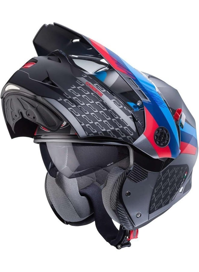 Caber Motorcycle Flip-Up Full-Face Helmet Rmax X Sarabe - Image 2