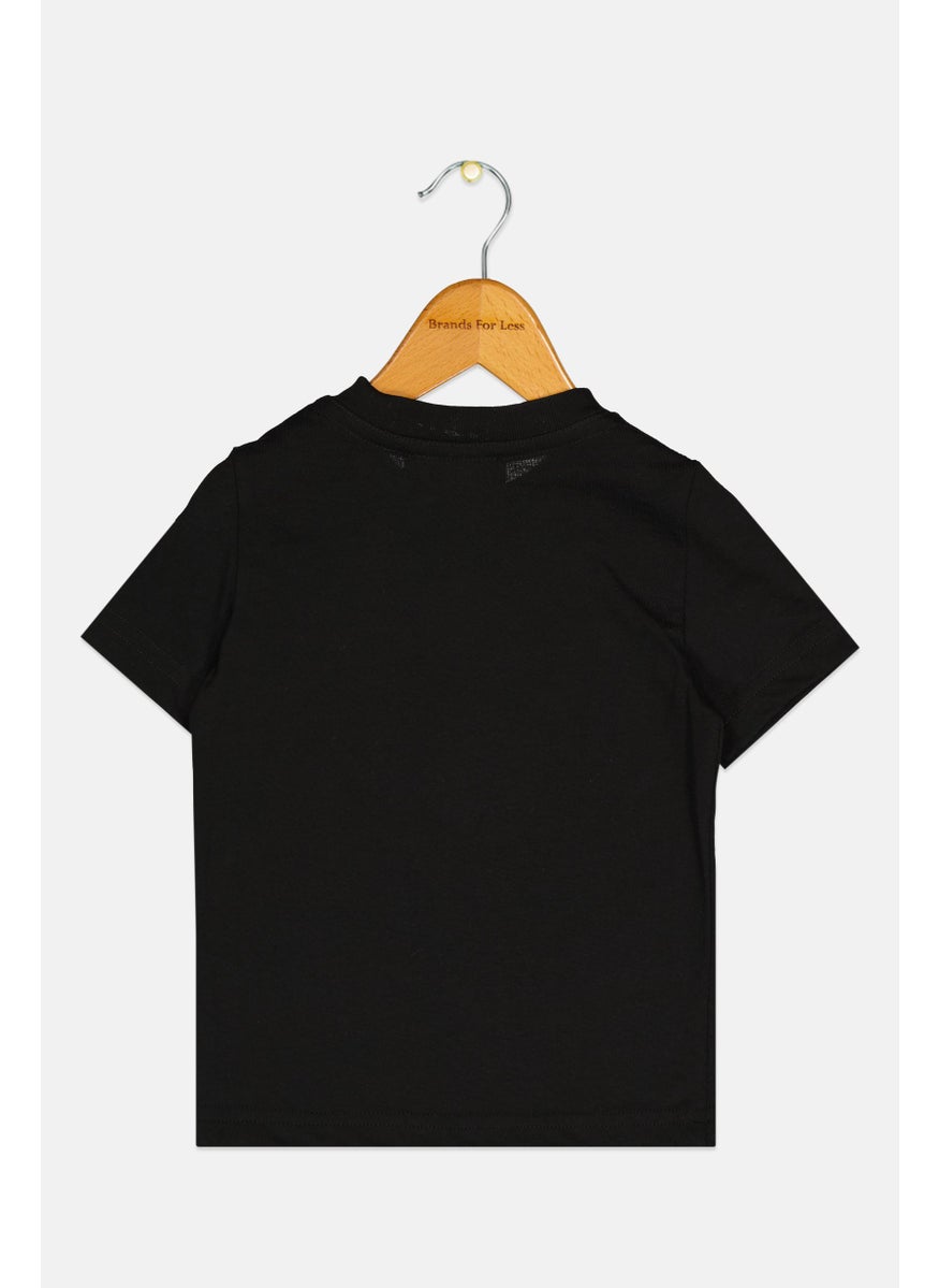 DSQUARED2 Toddlers Girl Crew Neck Short Sleeve Graphic Print T-Shirt, Black  - Image 2