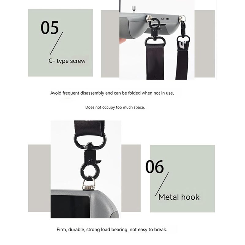 Buildcon Drone Accessories,Drone Shoulder Strap, Hands-Free Accessories for Aerial Photography, Durable Material for Outdoor Use - Image 5