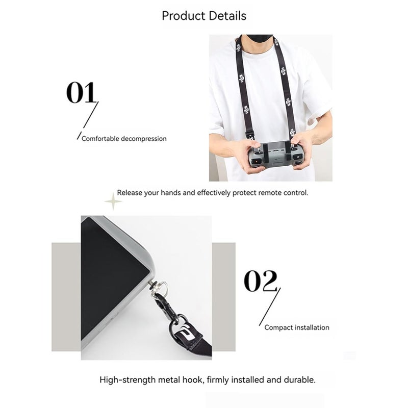 Buildcon Drone Accessories,Drone Shoulder Strap, Hands-Free Accessories for Aerial Photography, Durable Material for Outdoor Use - Image 3