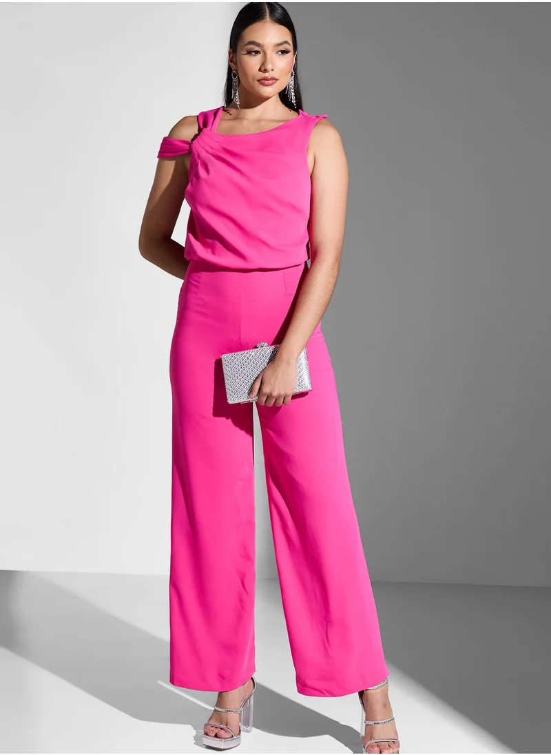 Coast Cold Shoulder Wide Leg Jumpsuit