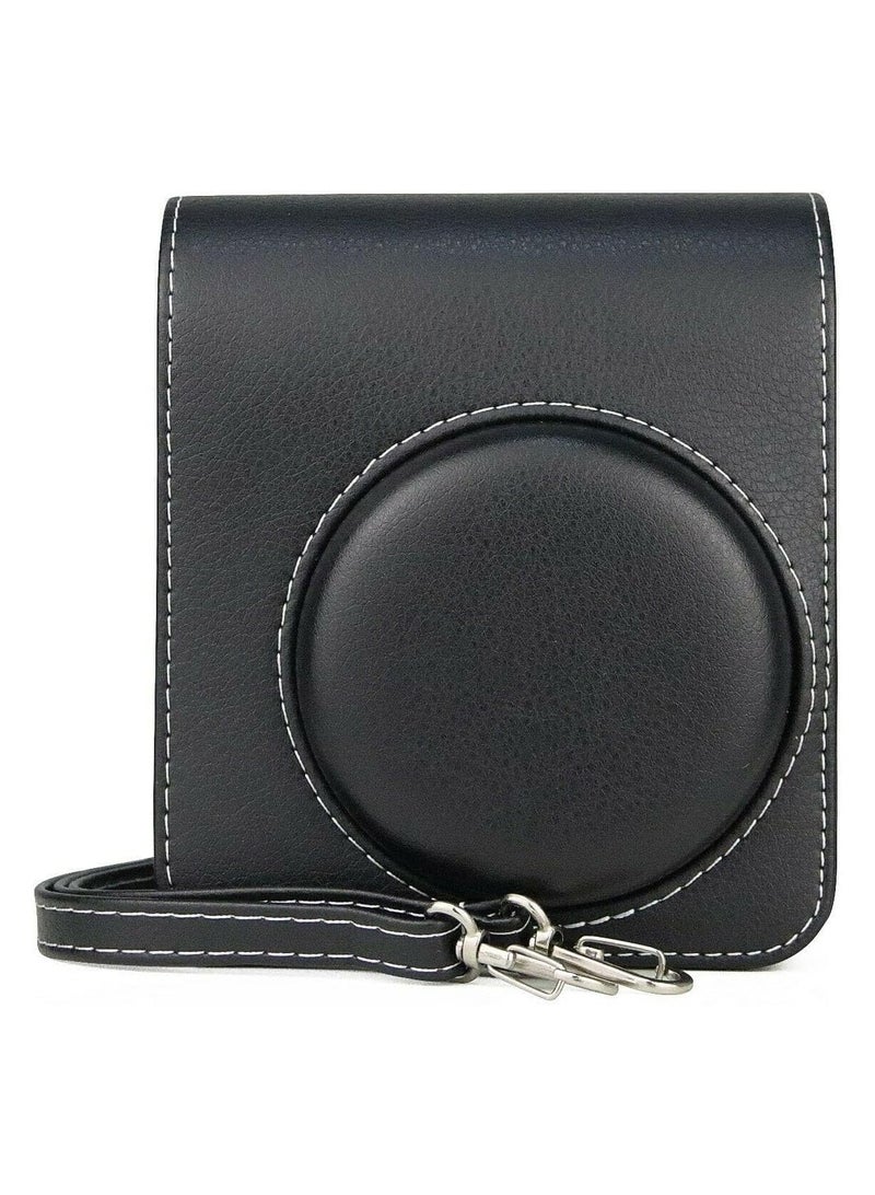 General Leather Camera Bag Compatible with Fujifilm Instax Square SQ40 Film Camera with Adjustable Shoulder Strap Bag Protective Case 