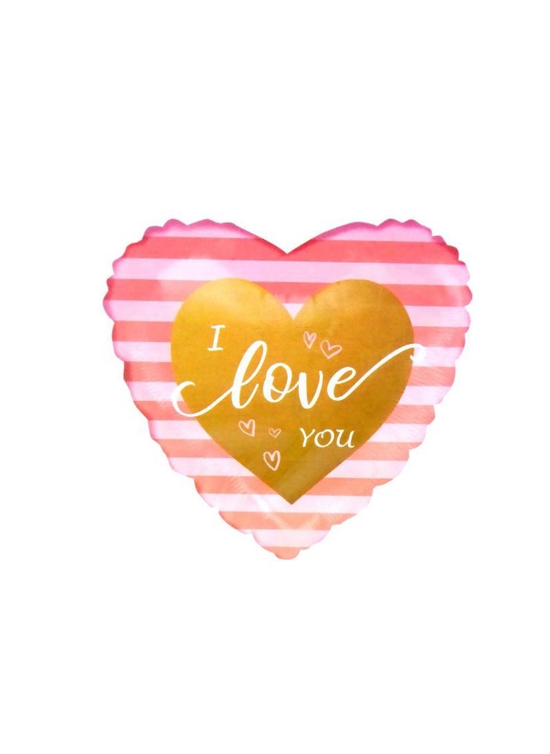 بارتي فن بالون احبك على شكل قلب عبر عن حبك في كل عوامة - Image 1