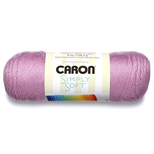 Caron H97COL0005 Simply Soft Collection Yarn, 6oz, Gauge 4 Medium, 100% Acrylic- Blackberry - Machine Wash & Dry - Image 1