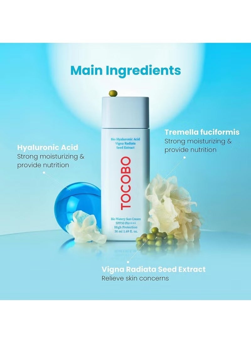 Tocobo Bio Watery Sun Cream SPF50+ PA++++ - 50ml - Image 2