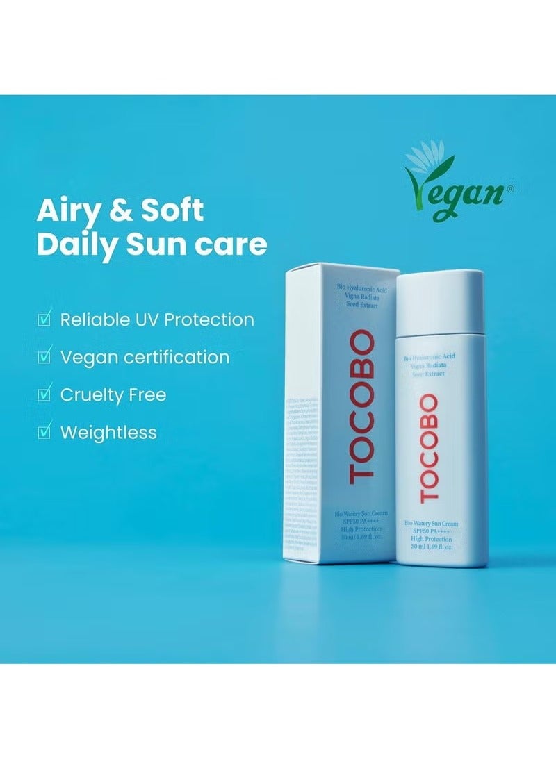 Tocobo Bio Watery Sun Cream SPF50+ PA++++ - 50ml - Image 1