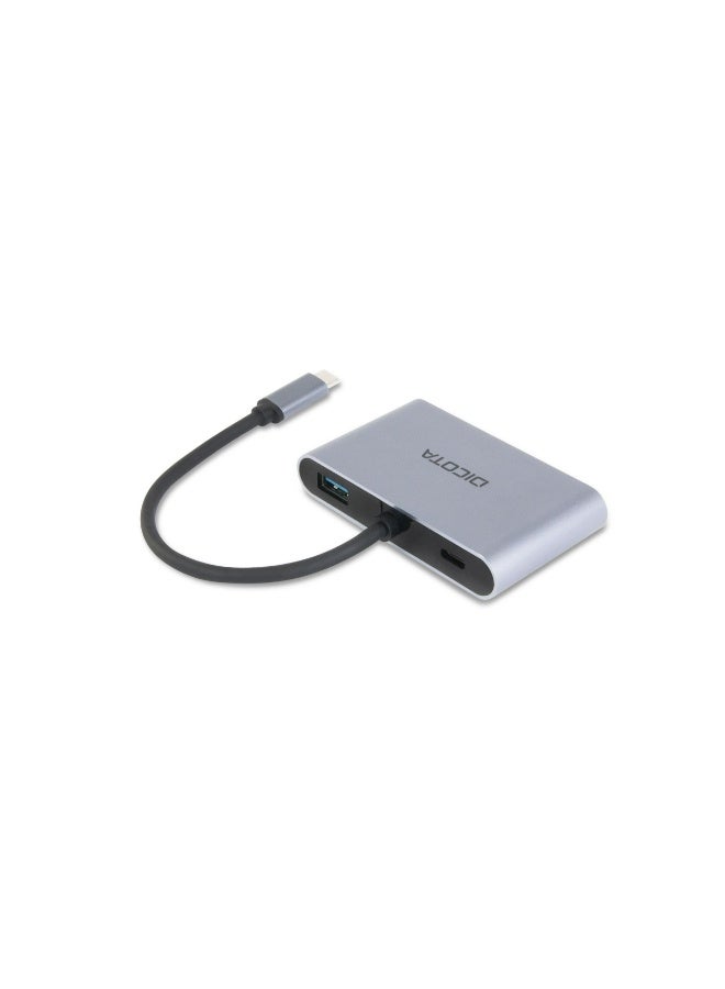 ديكوتا D32064 | محطة توصيل محمولة USB-C 5 في 1 بدقة 4K HDMI/DP PD 100W - D32064 - Image 2
