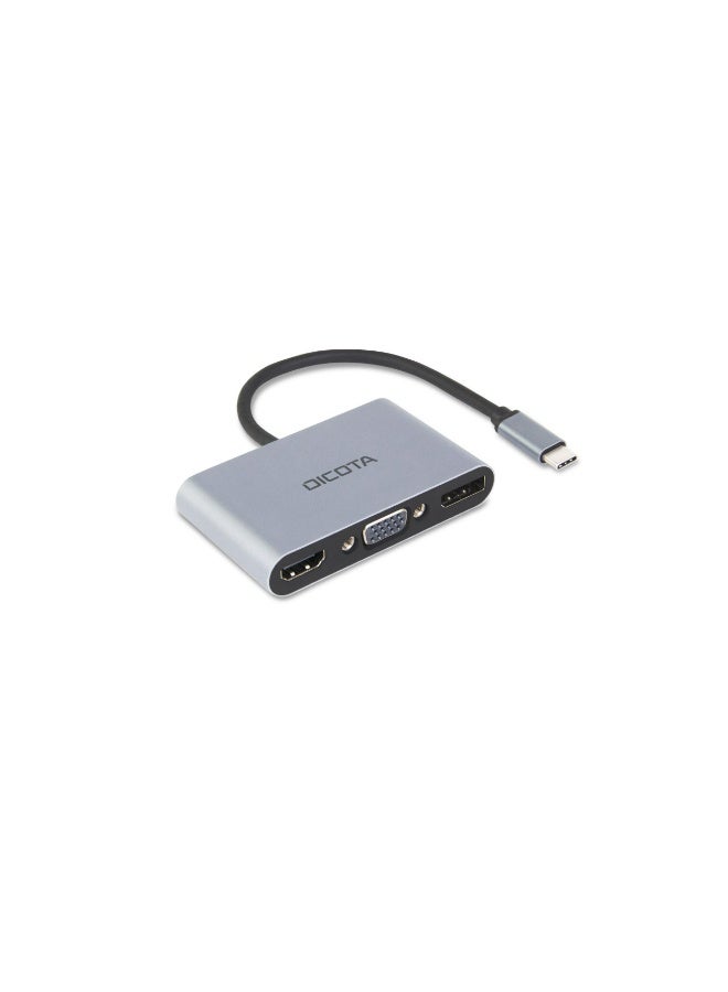 ديكوتا D32064 | محطة توصيل محمولة USB-C 5 في 1 بدقة 4K HDMI/DP PD 100W - D32064 - Image 1