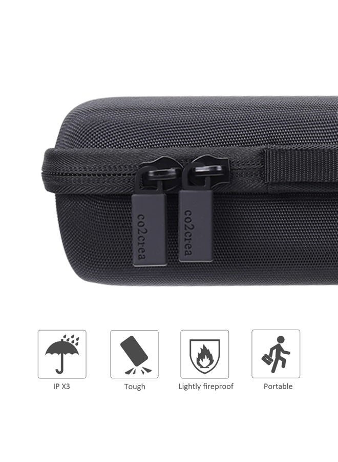 co2crea Hard Travel Case Replacement for Epson Workforce ES-50 ES-60W DS-70 DS-80 Portable Sheet-fed Document Scanner (Black) - Image 5