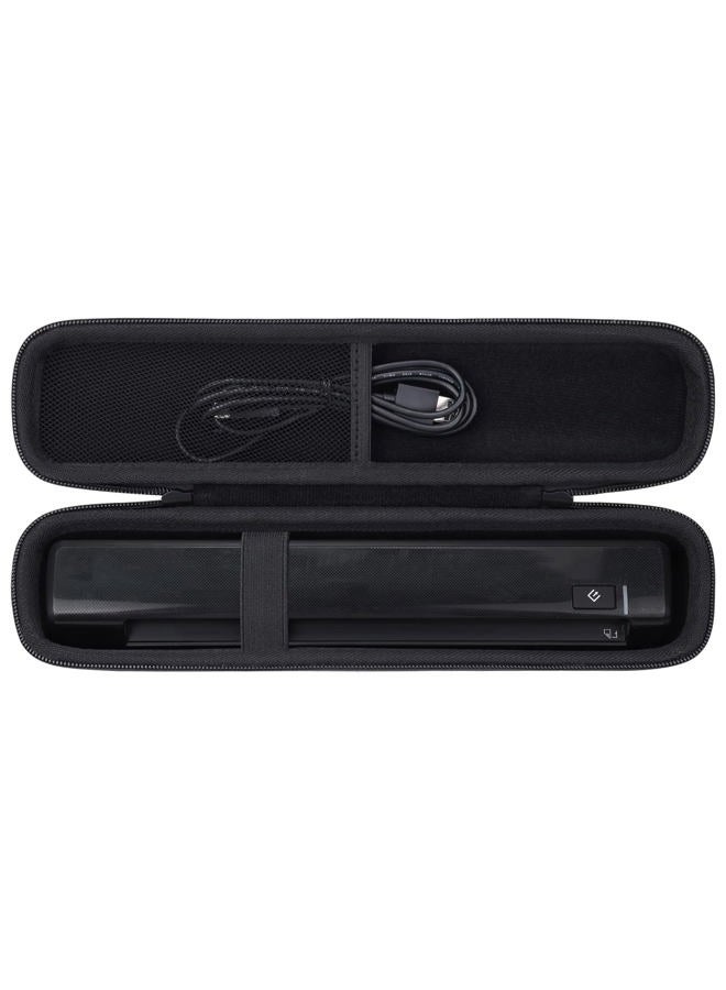co2crea Hard Travel Case Replacement for Epson Workforce ES-50 ES-60W DS-70 DS-80 Portable Sheet-fed Document Scanner (Black) - Image 1