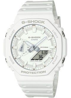 G-SHOCK Tone-On-TONE Unisex Analog Digital White Resin Band Wrist Watch GA-2100-7A7  - Image 1