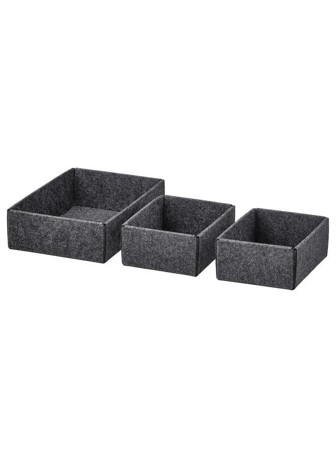 erorex Box, set of 3, grey - Image 1
