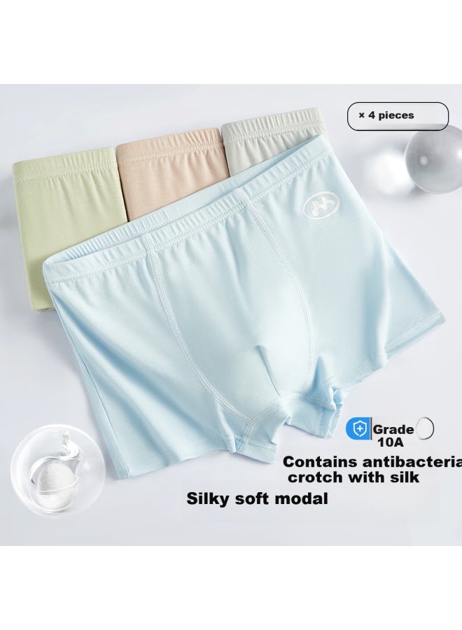 Fentengcare Boys' Modal Ice Silk Seamless Boxer Briefs For Big Kids And Teenagers In Summer - Image 5