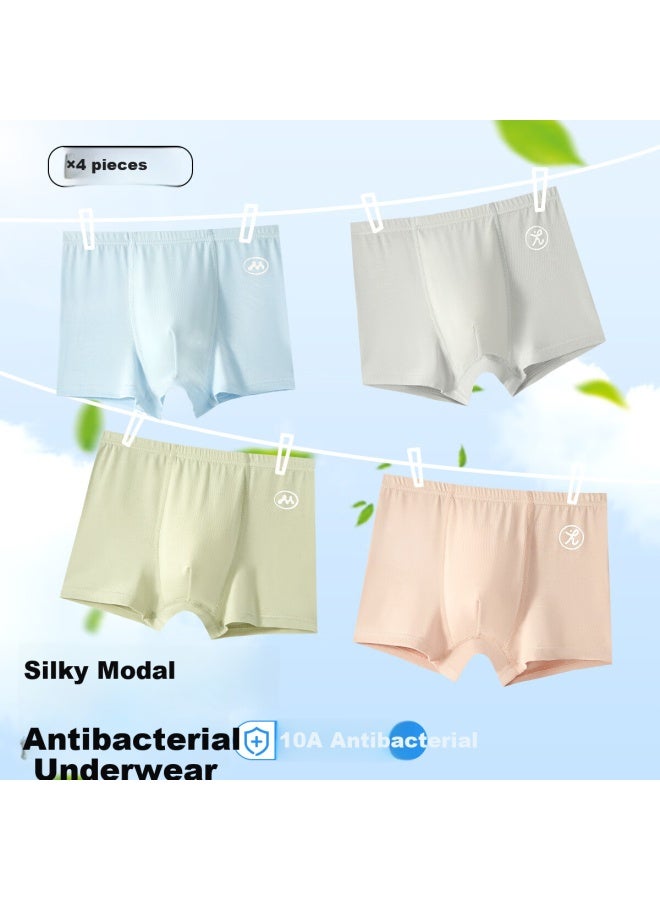 Fentengcare Boys' Modal Ice Silk Seamless Boxer Briefs For Big Kids And Teenagers In Summer - Image 2