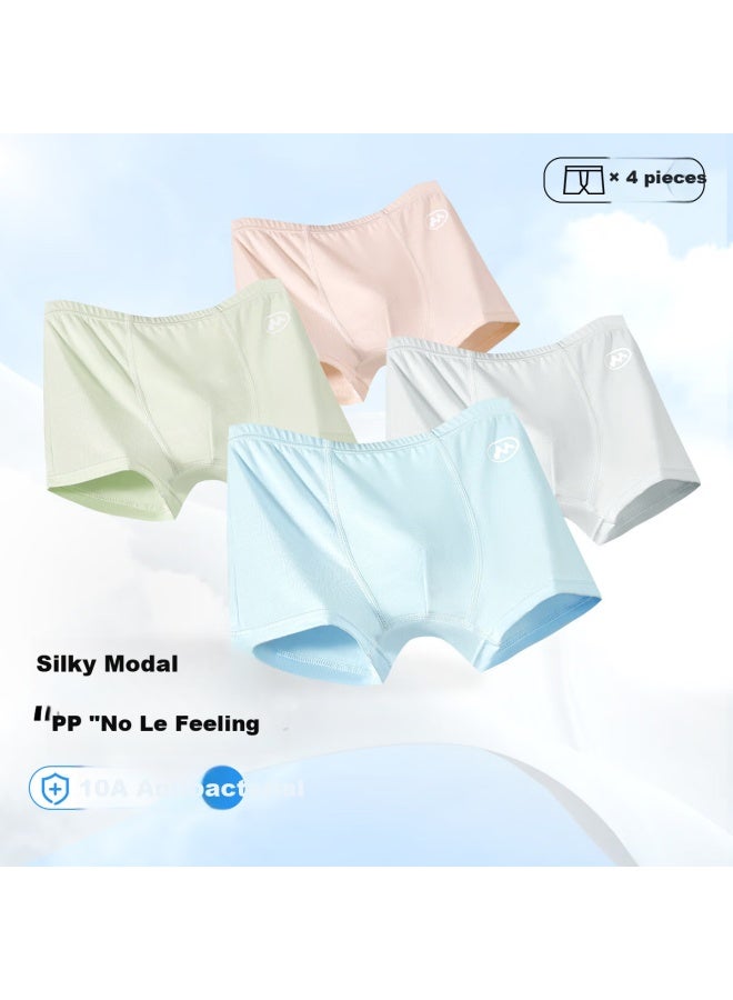 Fentengcare Boys' Modal Ice Silk Seamless Boxer Briefs For Big Kids And Teenagers In Summer - Image 3