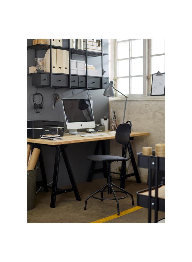 إيروريكس كرسي دوار، أسود - Image 3