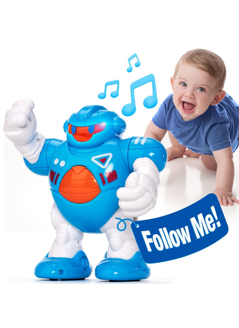 hahaland hahaland Baby Walking Activity Robot Junior with Musical, Sounds, Light, Interactive Toys for 1 Year Old Boy  - Image 1