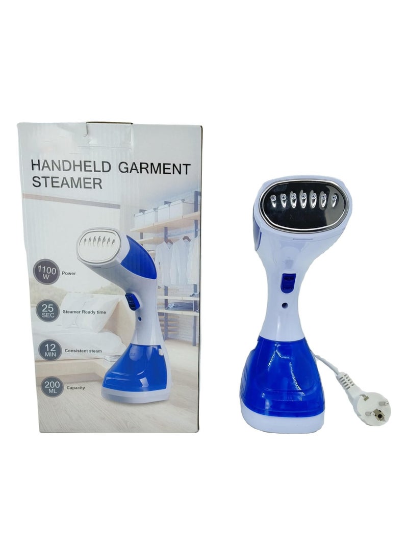 Handheld Garment Steamer, 1100W, 200ml Capacity, 25 Seconds Heat-up Time, 12 Minutes Consistent Steam  - Image 1