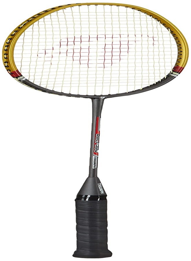 Triumph Bolt Graphite Composite Light Weight Strung Badminton Racket with Star-6R Double Compartment Badminton Bag Red - Image 2