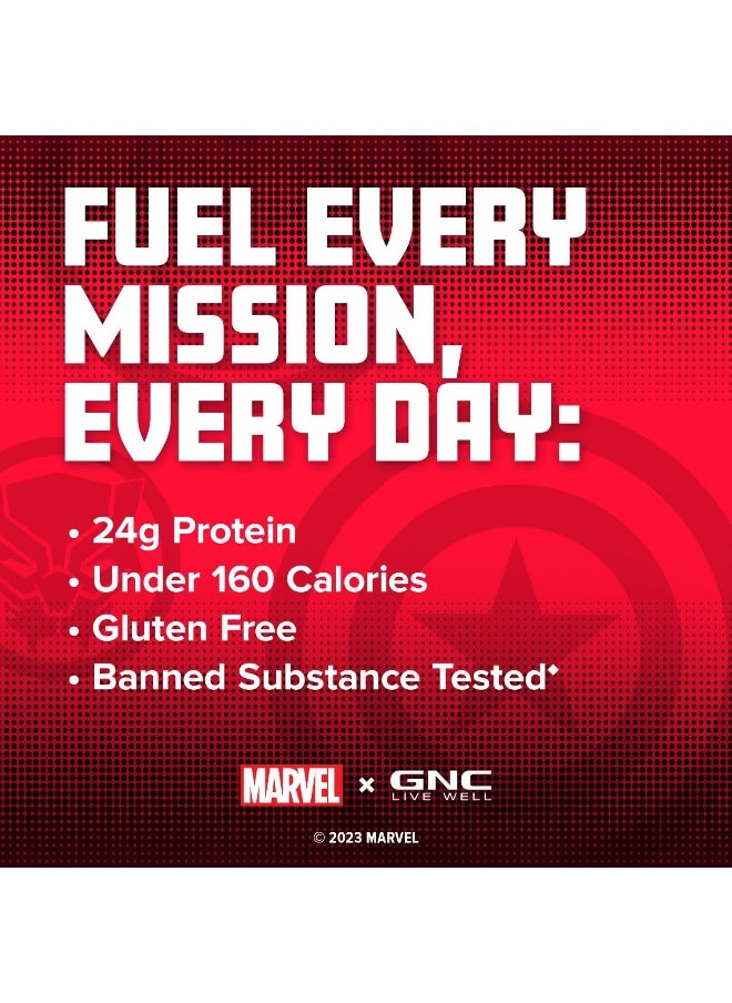 GNC Pro Performance 100% Whey Marvel: Star-Spangled Birthday Cake 25 Servings  - Image 4