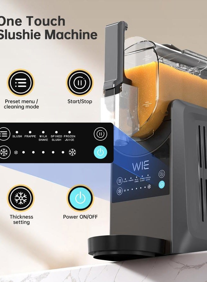 WIE Slushy Machine for Home– 88oz Slushie Machine with 5 Presets, No Ice Needed, Shaved Ice Machine Self-Cleaning, Frozen Drink & Smoothie Maker Machine for Margaritas, Frappés, Cocktails & More - Image 4