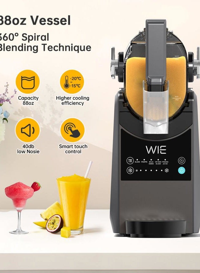 WIE Slushy Machine for Home– 88oz Slushie Machine with 5 Presets, No Ice Needed, Shaved Ice Machine Self-Cleaning, Frozen Drink & Smoothie Maker Machine for Margaritas, Frappés, Cocktails & More - Image 3
