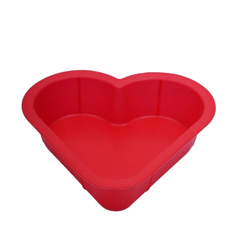 Esslly 500g Cake Mould Set Quality Silicone Bakeware Moulds 6 Round 6 Square 7 Heart Pack of 3 Shapes Perfect for Baking Crafting - Image 2