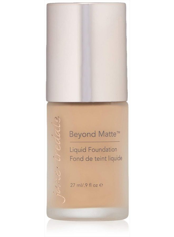Jane Iredale Beyond Matte 3-in-1 Liquid Foundation, Long-wear, Buildable Coverage, Vegan, Clean, Cruelty Free, Semi Matte Finish, M6 - Image 1