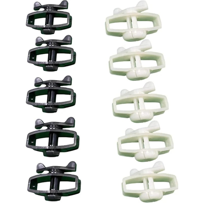 Portable Wire Tensioner 12 Pack 6 White 6 Black Plastic Electric Farm Fence Tightener - Image 1