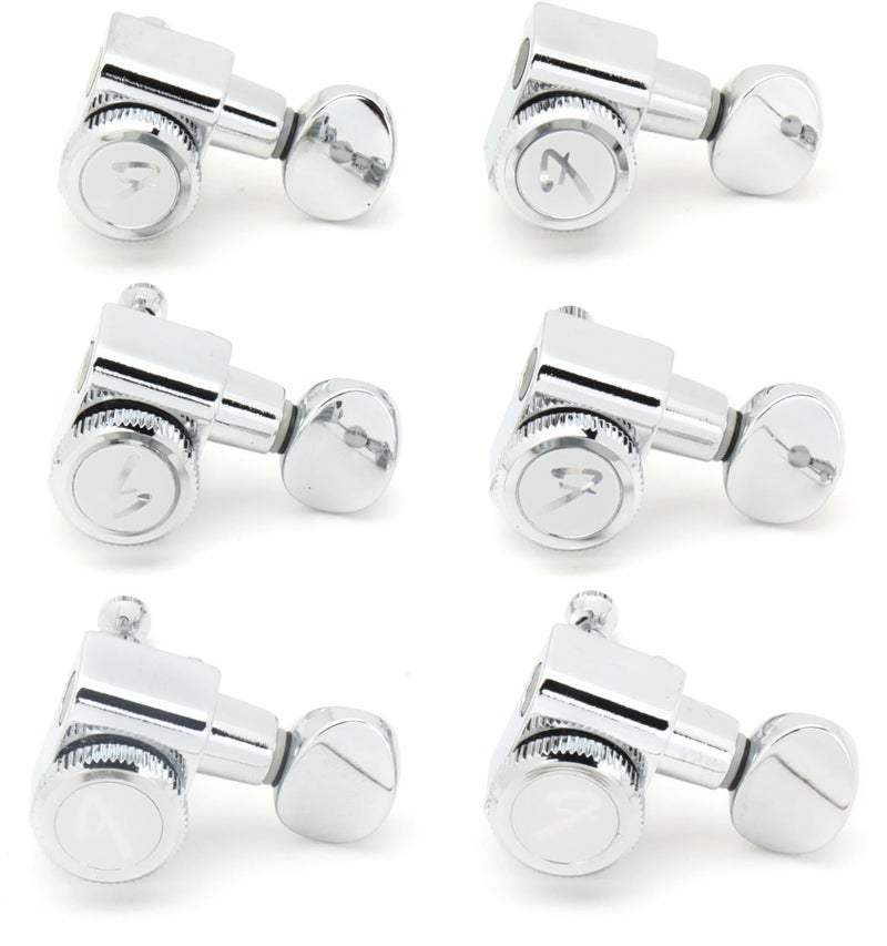 Fender Locking Stratocaster/Telecaster Machines, Vintage Buttons Electric Guitar Tuning Key (990818500)