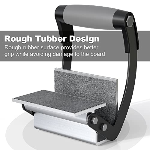 XDENGP Panel and Plywood Carrier, Plywood Lifting Tool and Drywall Carrying Tool, Aluminum Alloy Soft-Grip Handle Gripper Lift for Sheetrock, Adjustable Clamp Carrier Thickness up to 3/4 inch - Image 4