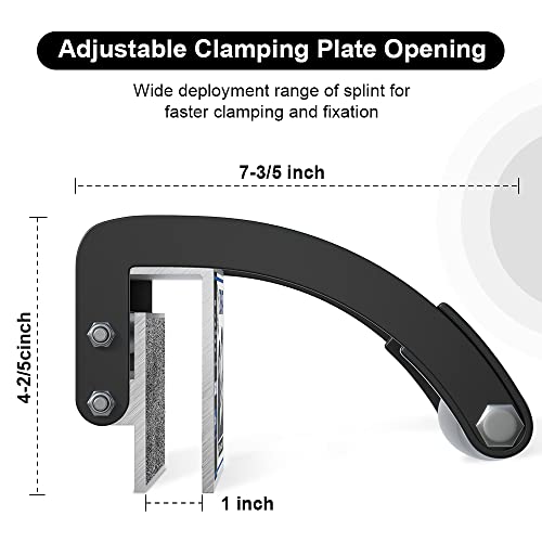 XDENGP Panel and Plywood Carrier, Plywood Lifting Tool and Drywall Carrying Tool, Aluminum Alloy Soft-Grip Handle Gripper Lift for Sheetrock, Adjustable Clamp Carrier Thickness up to 3/4 inch - Image 3