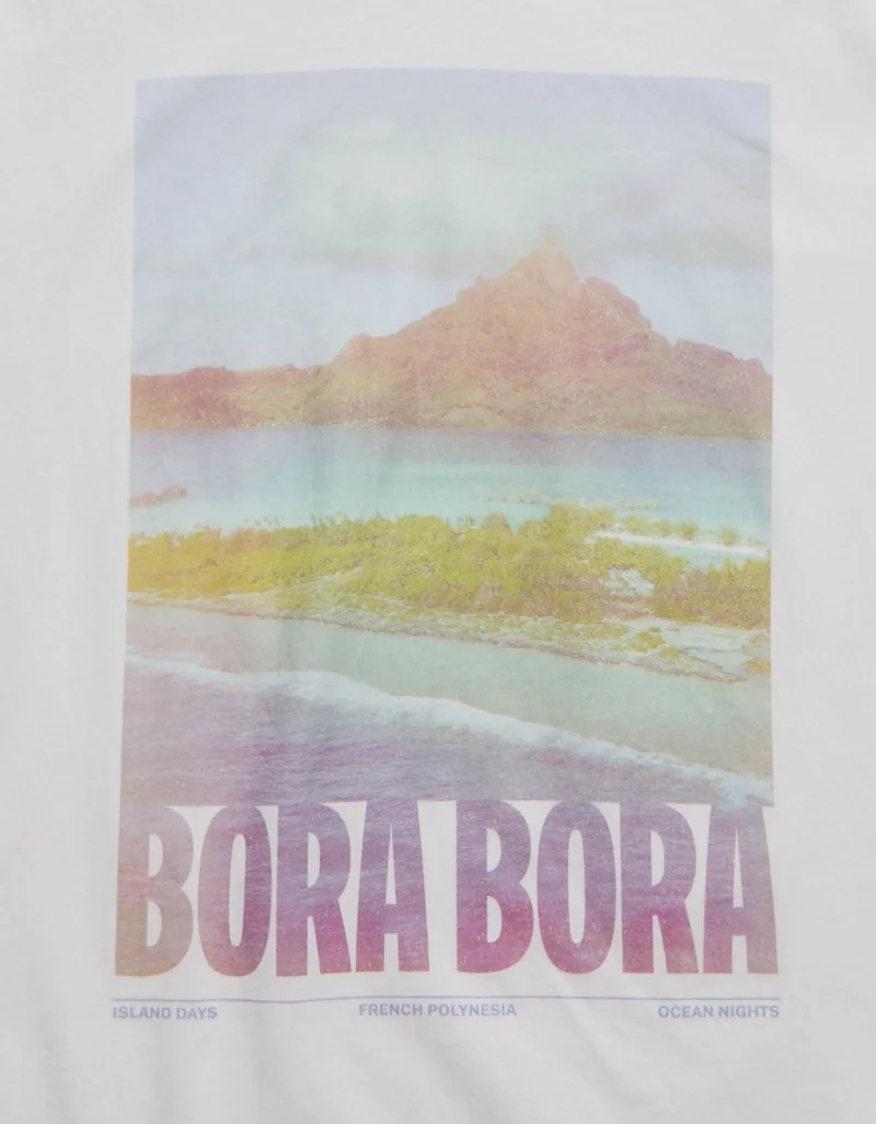 American Eagle  AE Standard Fit Destination Graphic T-Shirt  | Best Price UAE