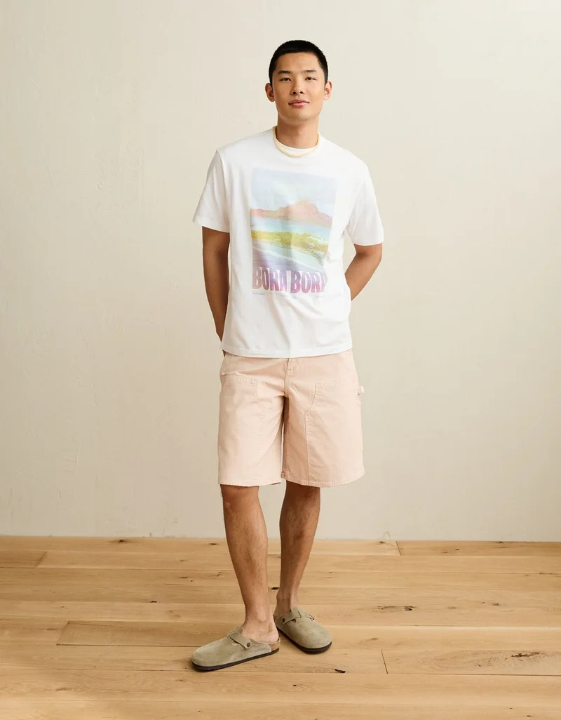 American Eagle  AE Standard Fit Destination Graphic T-Shirt for Men | Best Price UAE