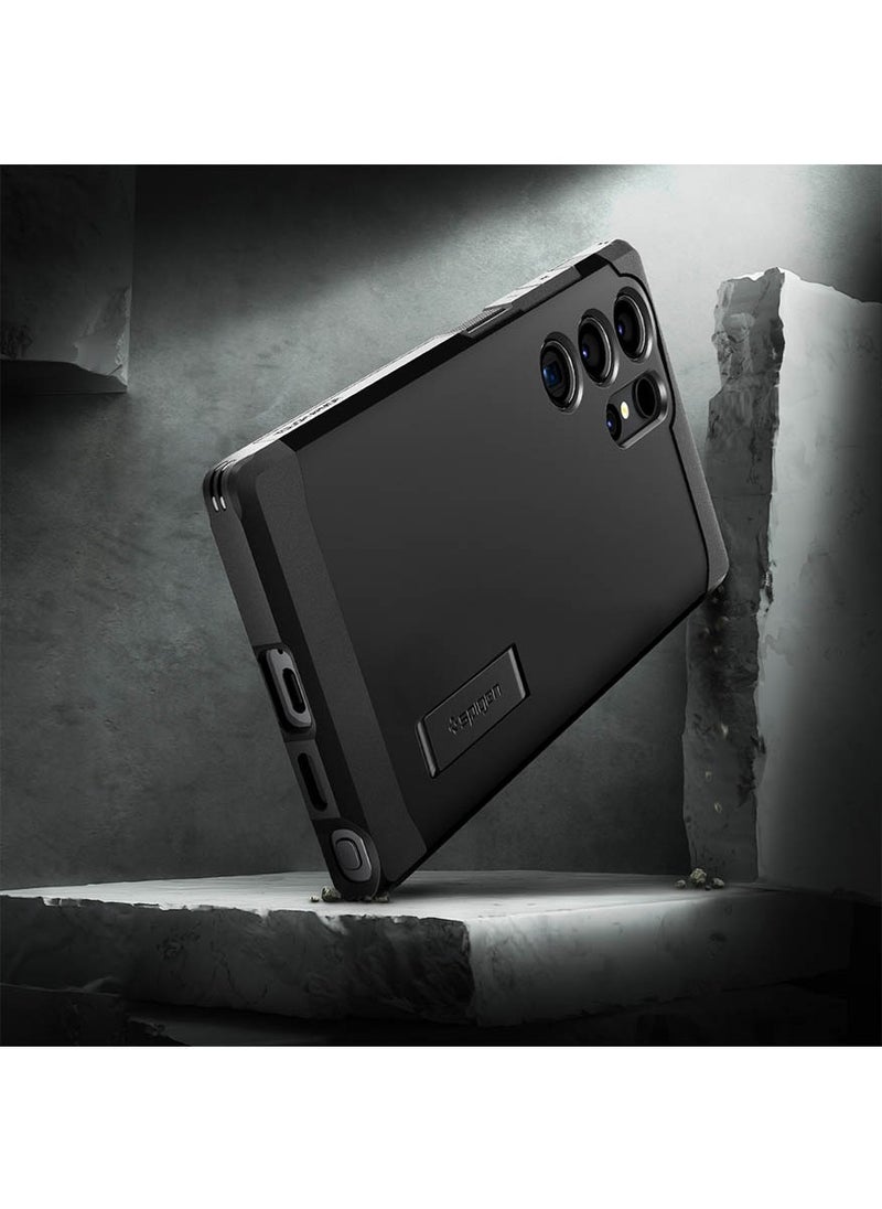 Spigen Tough Armor for Samsung Galaxy S24 ULTRA Case Cover with Extreme Impact Foam - Black  - Image 3