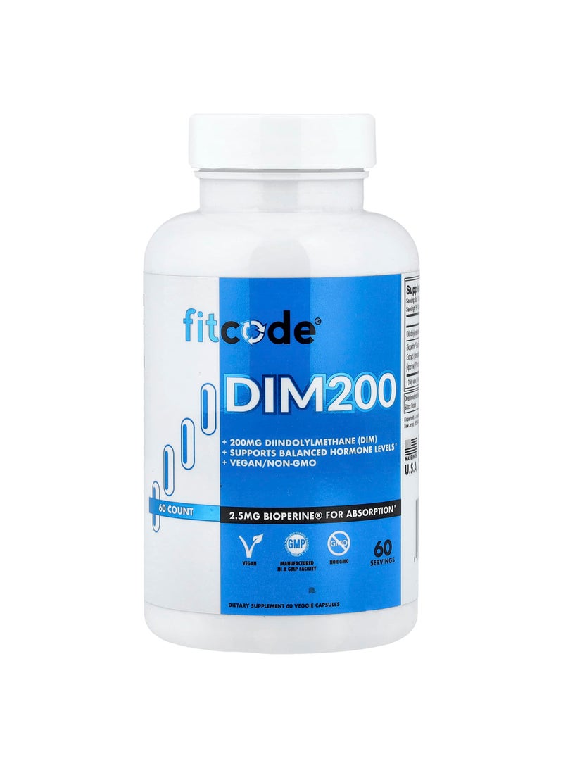fitcode DIM200, 60 Veggie Capsules